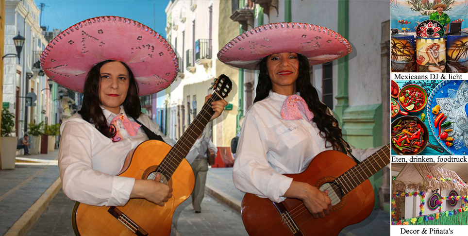 Mexicaanse artiesten in Mariachi pakken
